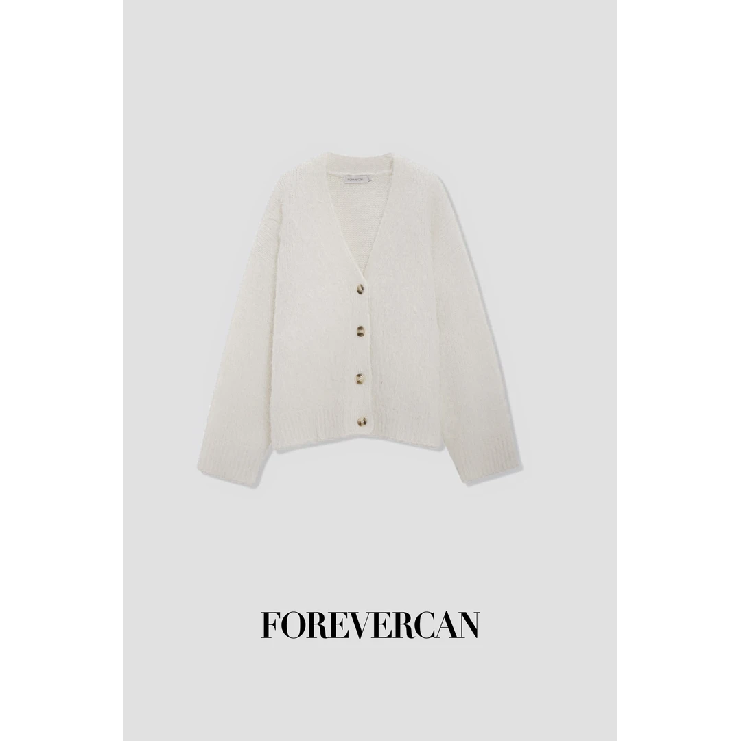 FOREVERCAN“Lazy Fashion”氛围感神器慵懒风开衫+毛衣 MY3671B