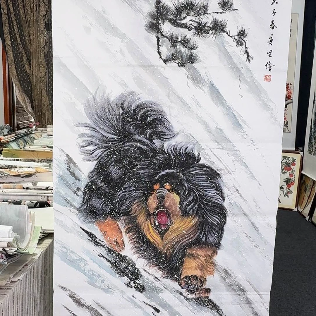 纯手绘国画作品作品