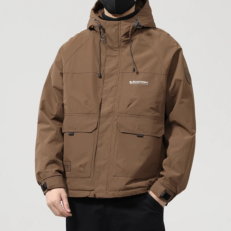 外套户外男士男装运动休闲连帽防风冬季保暖时尚棉服933