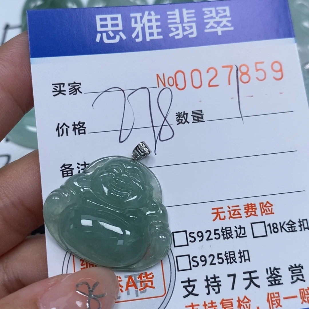 翡翠未镶嵌颈饰天然缅甸翡翠