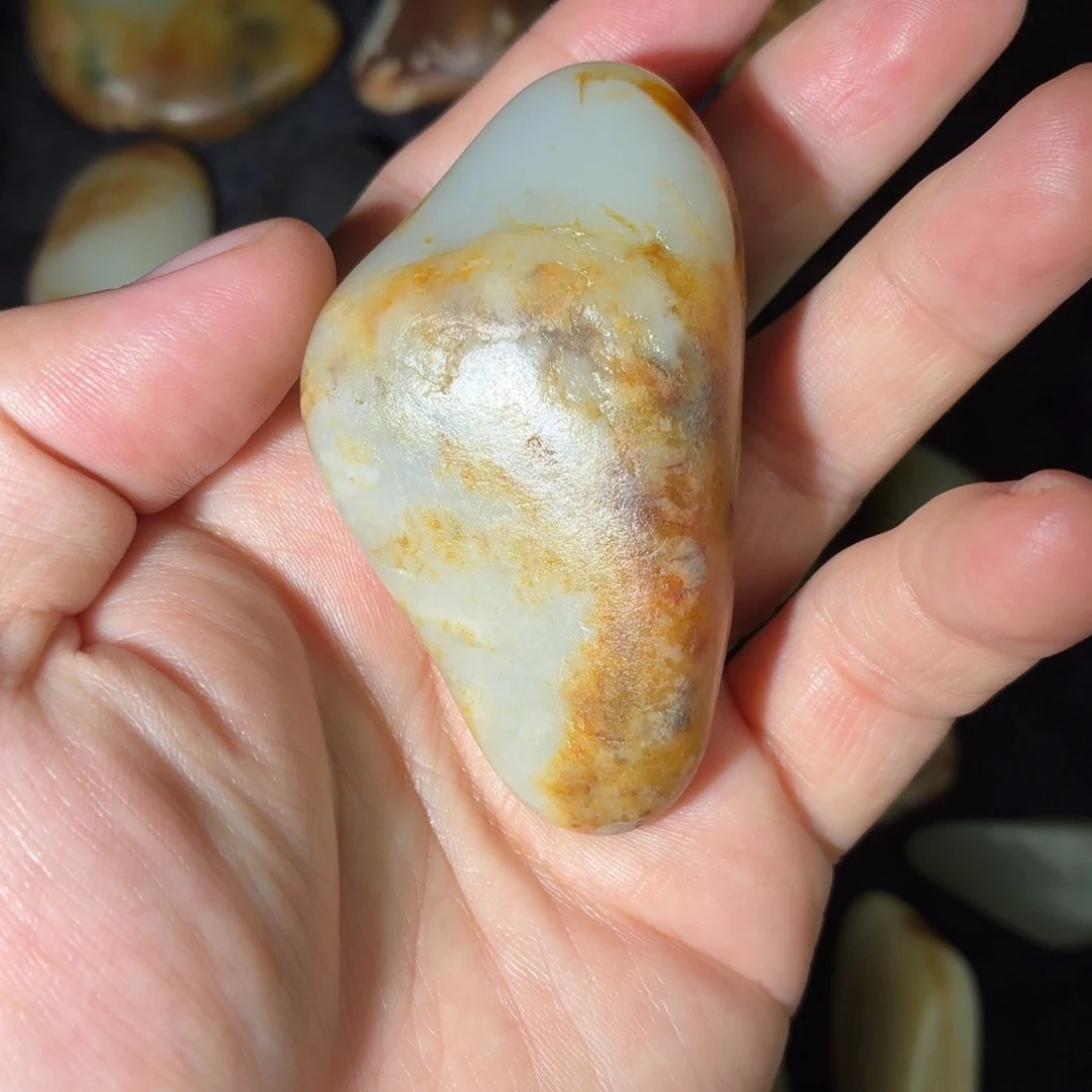 和田玉未镶嵌挂件115