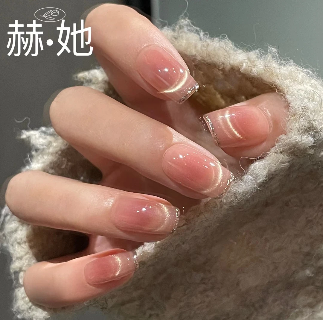 【奔赴心动】秋冬气质千金感纯欲猫眼显白纯手工穿戴甲