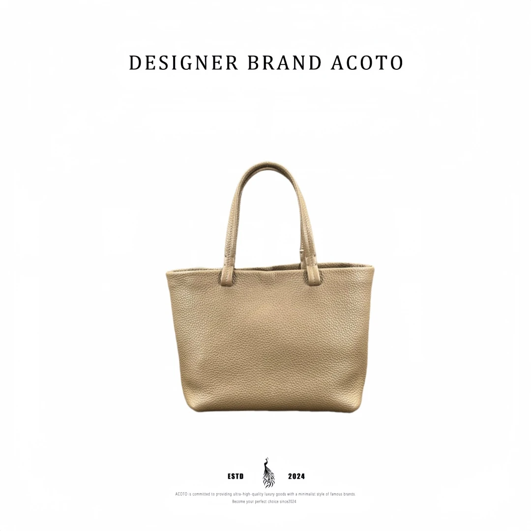 Acoto&T和R时尚百搭单肩斜挎手提迷你托特购物袋包A12