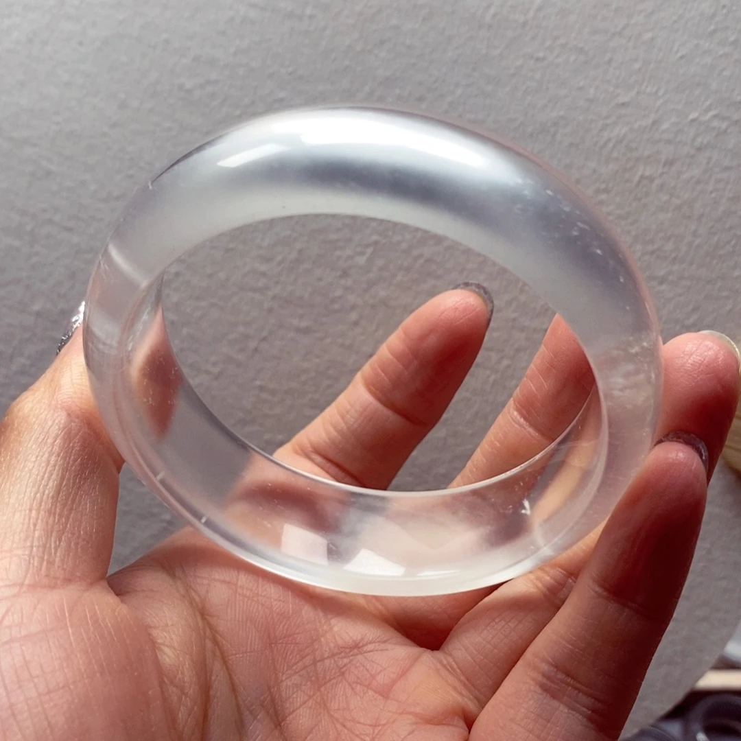 旺***干石英质玉手镯未镶嵌58-59