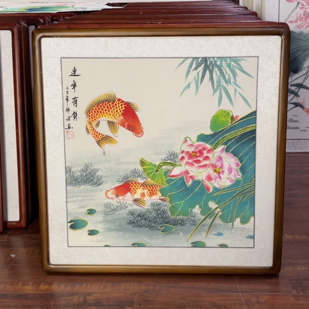 国画带框尺寸63*63厘米