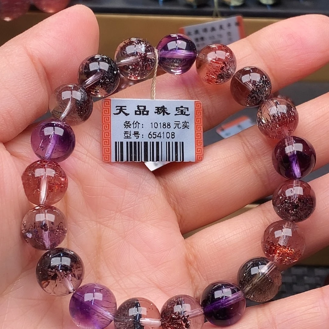 水晶手链未镶嵌毒液超七手链654108