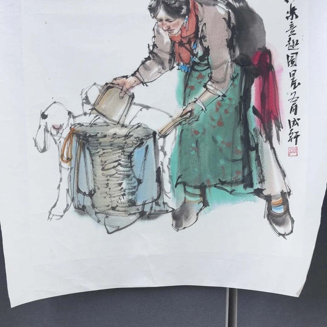 国画国画大写意人物画作品