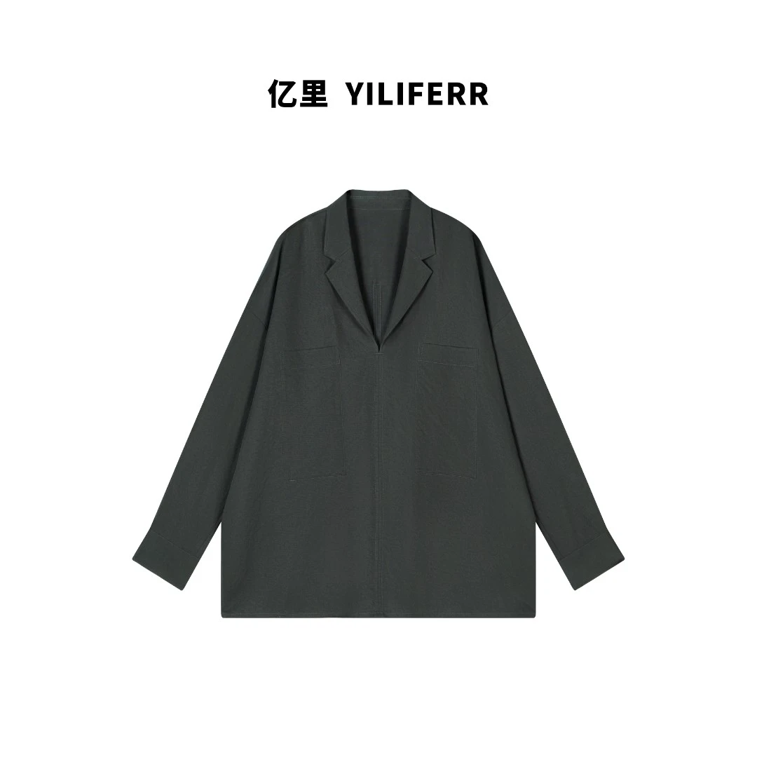 【YILI显瘦女装】时尚气质简约风休闲百搭衬衫 Y1157