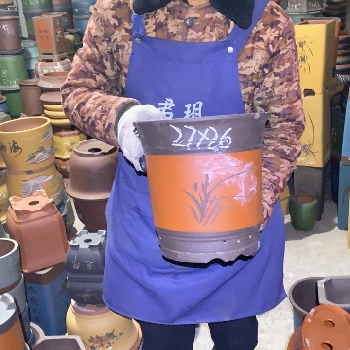 紫砂花盆紫砂花盆