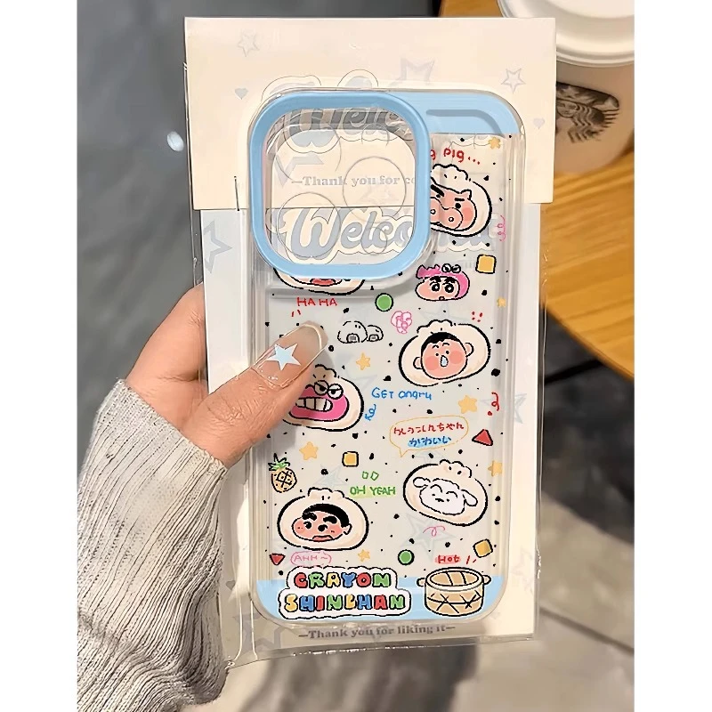 大肉包小新适用iPhone13苹果16手机壳15promax可爱12磨砂14全包11