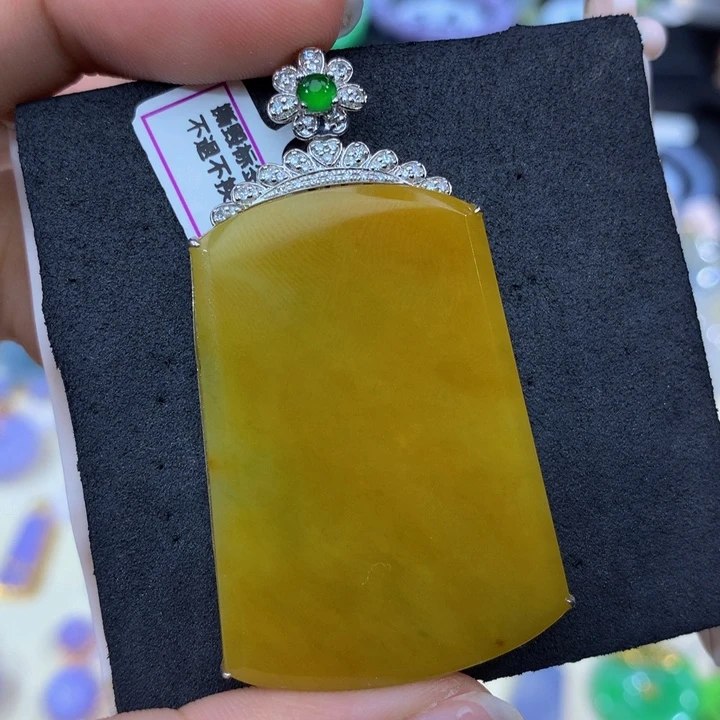 18K金镶嵌手链翡翠翡翠
