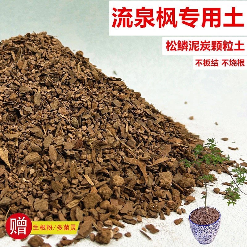 流泉枫专用土花土赤玉土风化土盆栽盆景营养土酸性沙质土种植土
