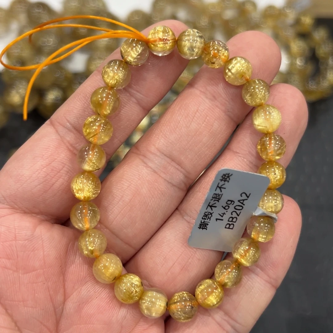 水晶手链未镶嵌b157钛晶