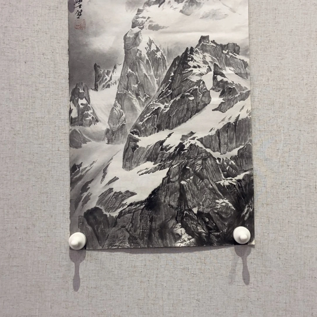 如***夫国画墨鱼精品墨鱼精品