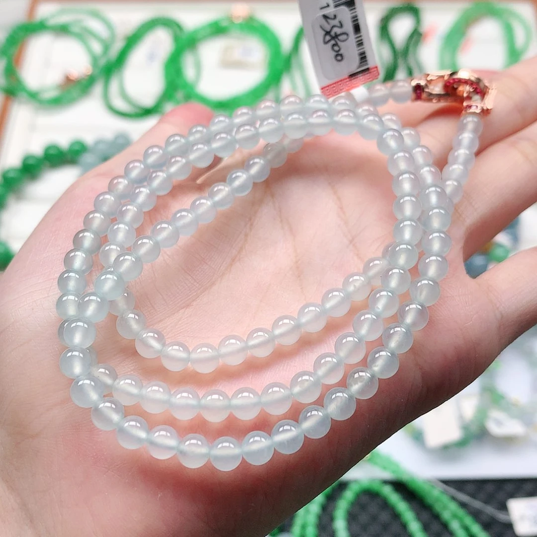 颈饰未镶嵌翡翠项链