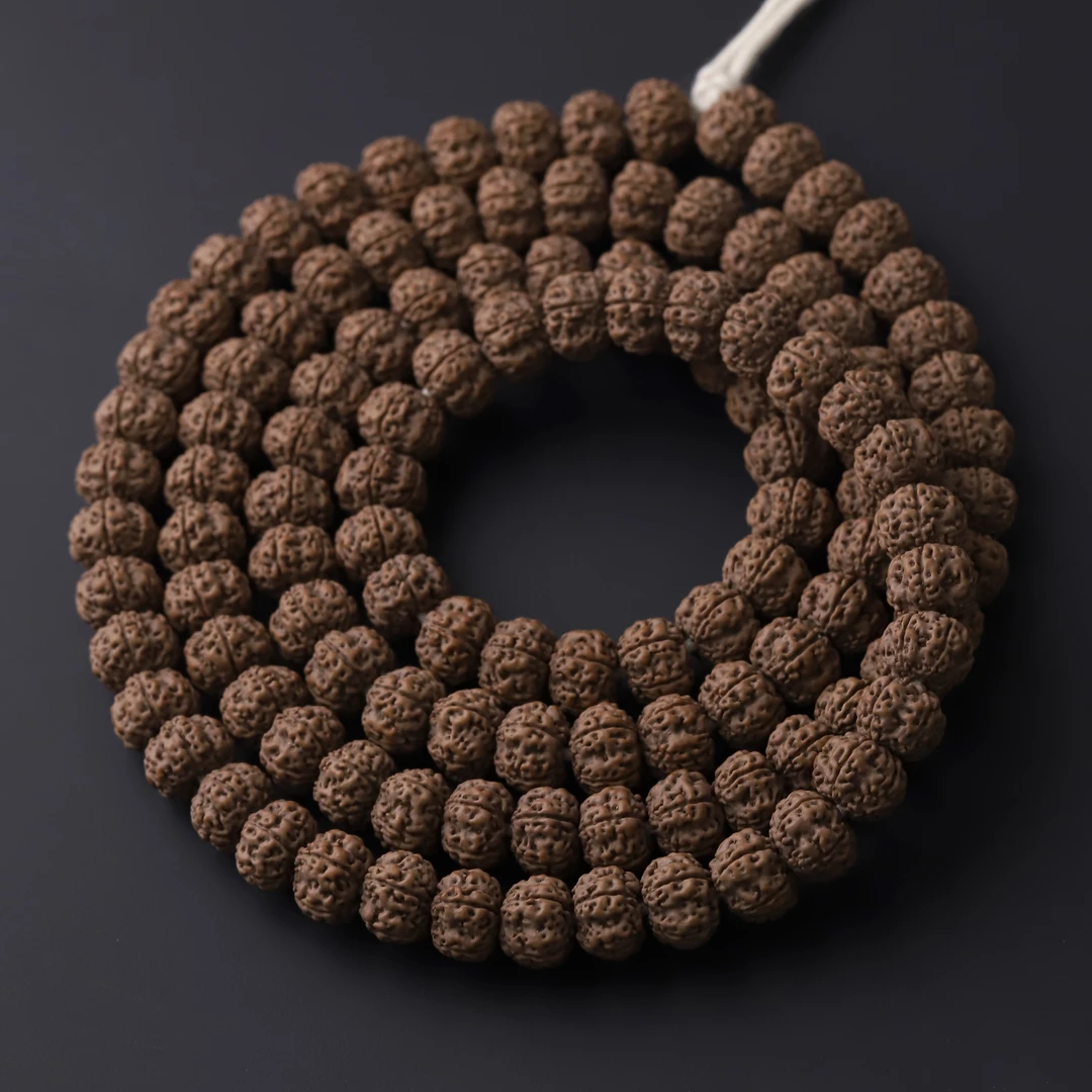 S9107【云端定制小尺寸平细】平头尾细纹小金刚108文玩长串