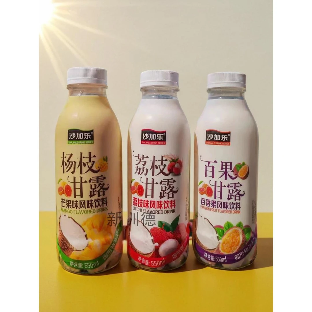 杨树花蜜荔枝花蜜百果花蜜低糖低脂风味饮料水果550ml*15瓶