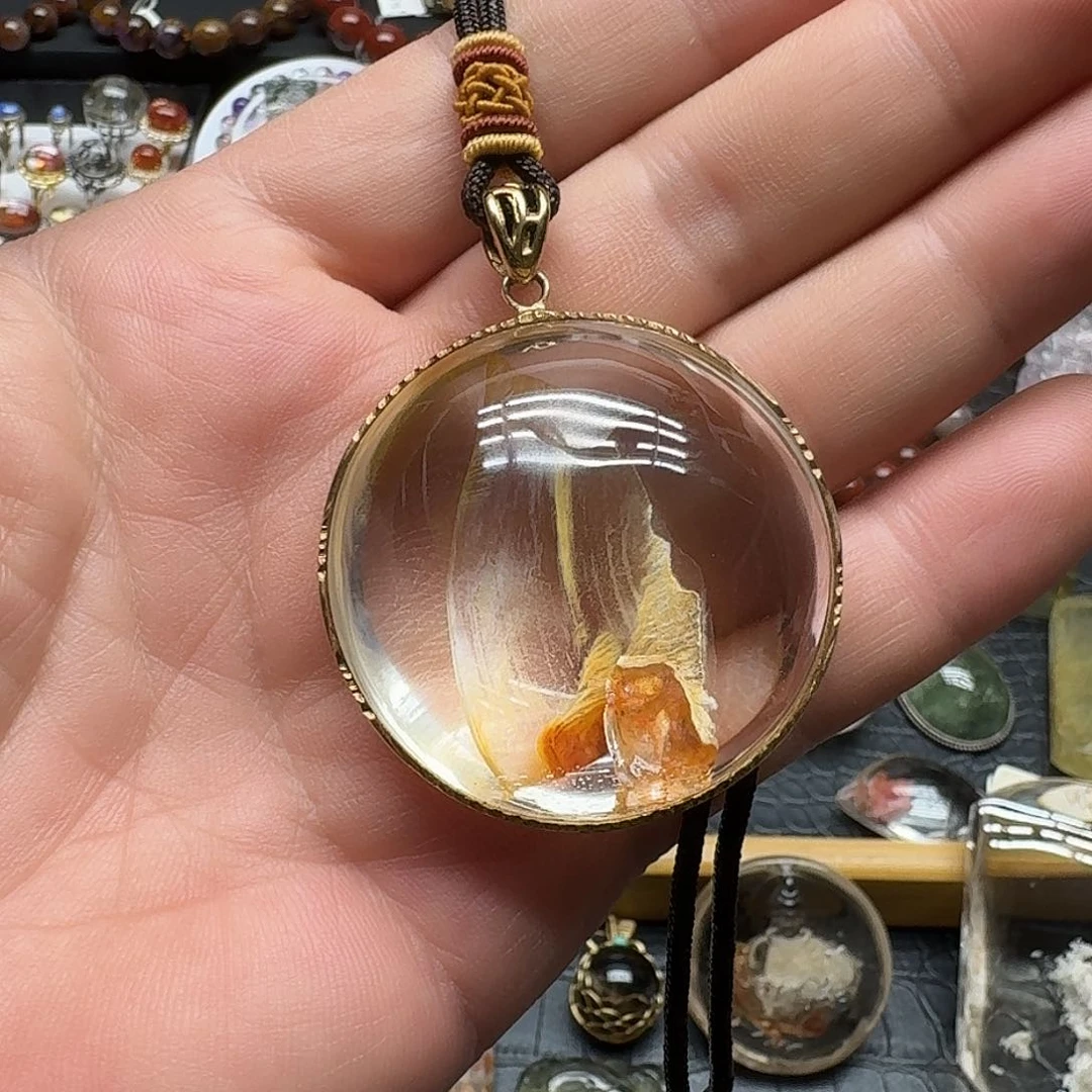 银S925镶嵌珠宝半成品水晶