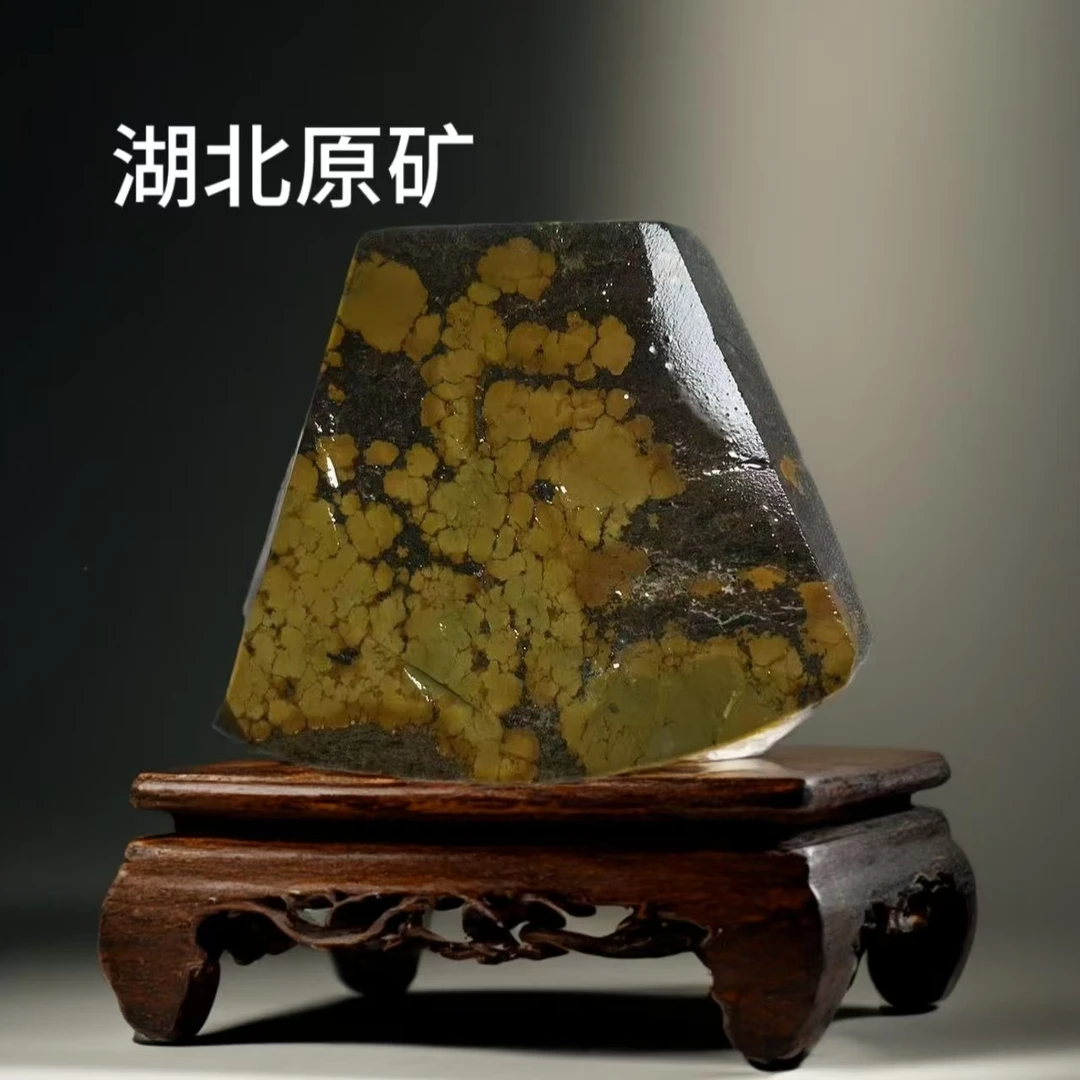 非金属大理石吊坠 湖北原矿石头吊坠挂件定制款