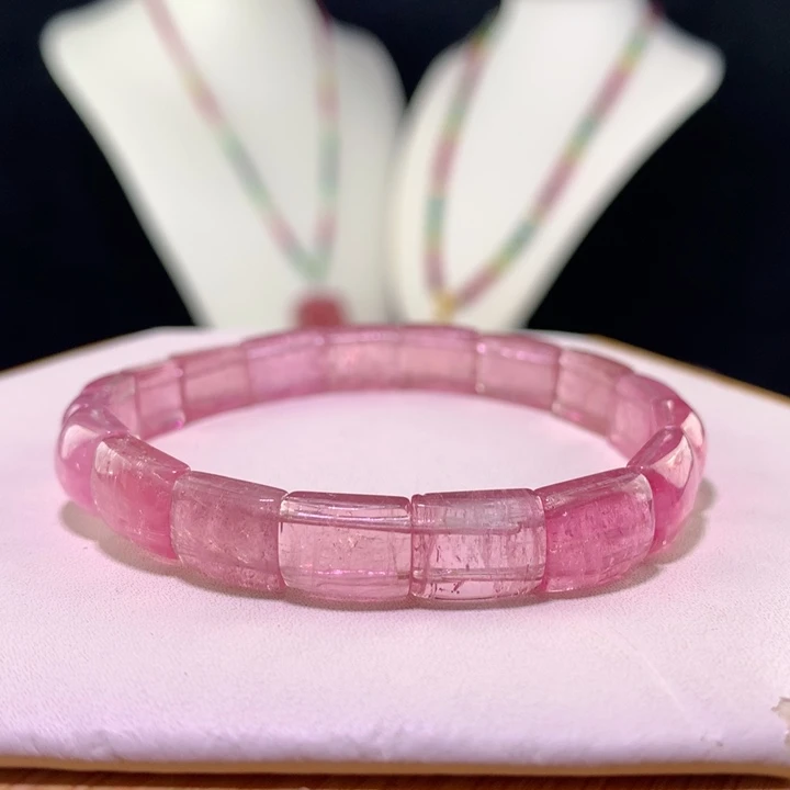 双色碧玺手链未镶嵌