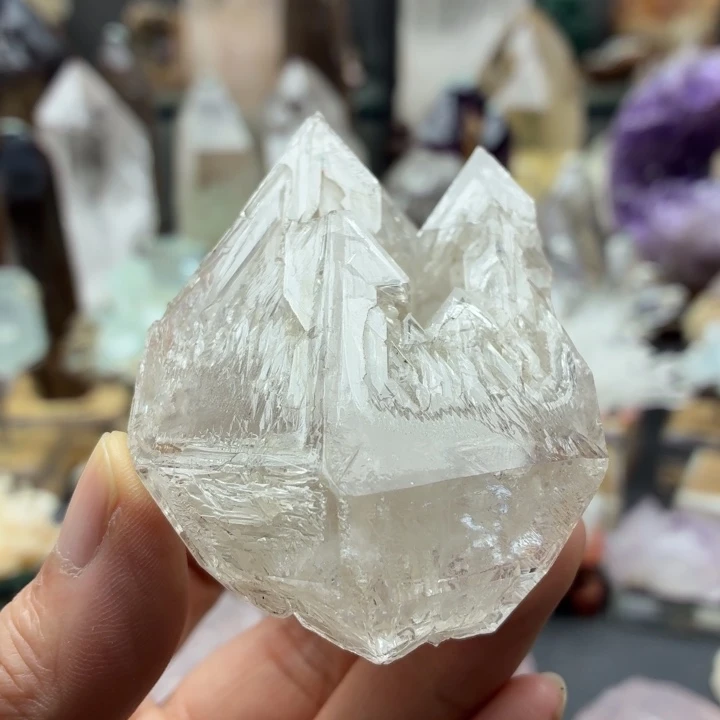 摆件水晶未镶嵌白泥骸骨