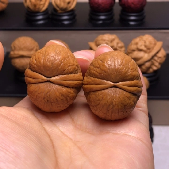文玩核桃把件十****人仙鹤顶21