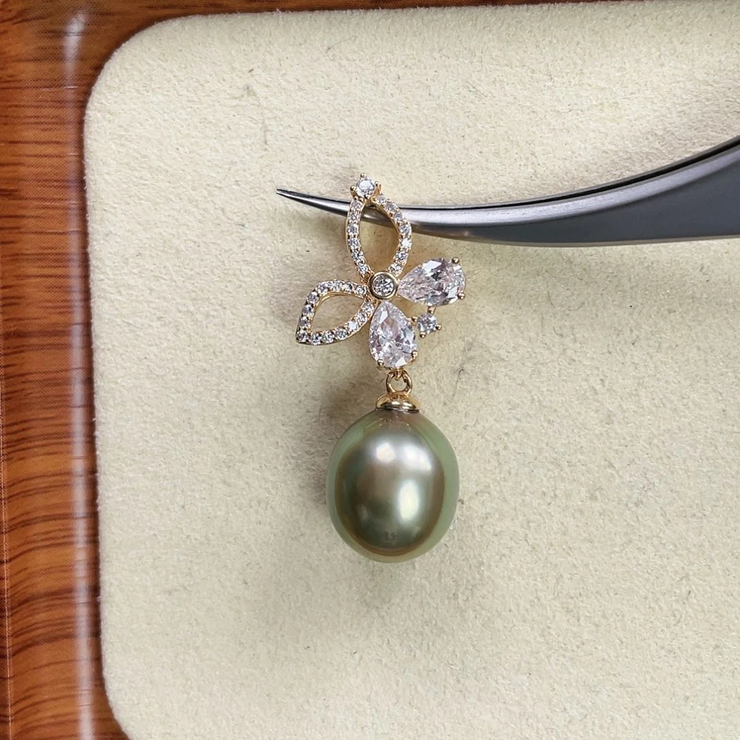 海水珍珠吊坠(赠链)银S925镶嵌