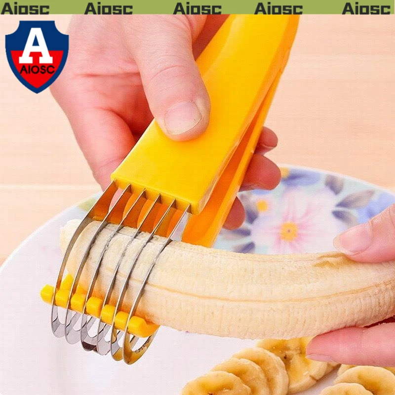 新款2025香蕉切片器不锈钢切刀工具切水果分割器火腿肠切