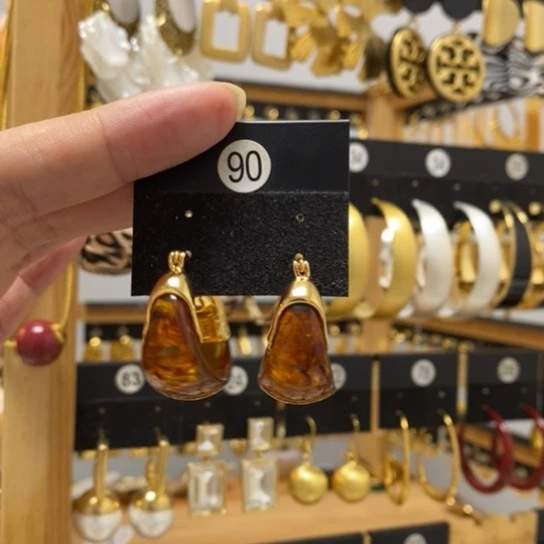 【闪购商品】铜合金合金琉璃新款咖色