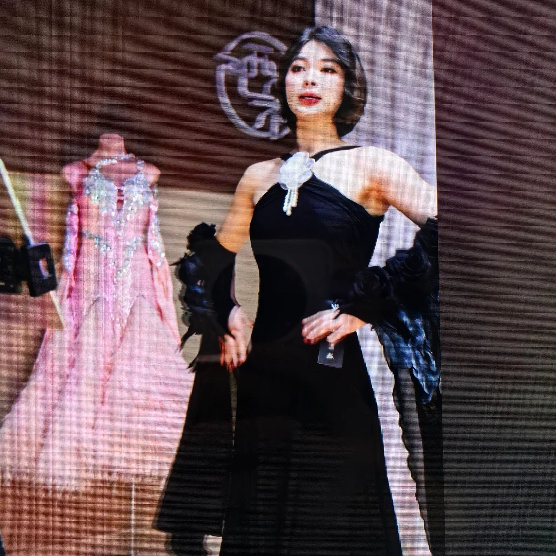 西朵舞服摩登舞表演裙