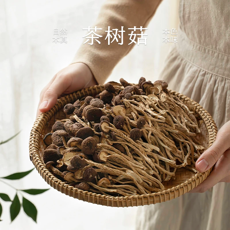 南食召 茶树菇 菌香鲜浓 嫩滑脆甜 当季未开伞新鲜茶树菇干货菌菇