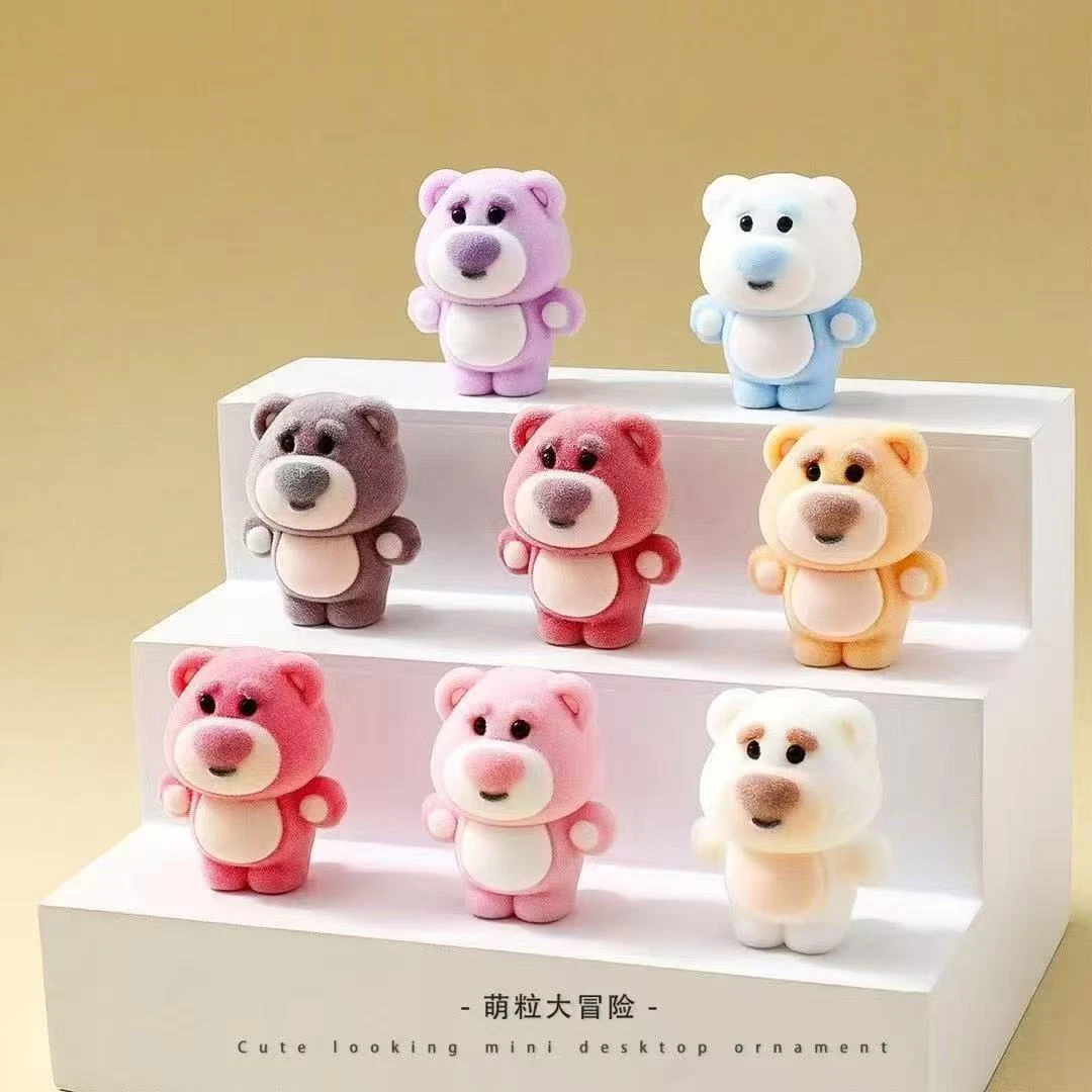 【许愿色】草莓熊可爱萌粒时尚桌面摆件