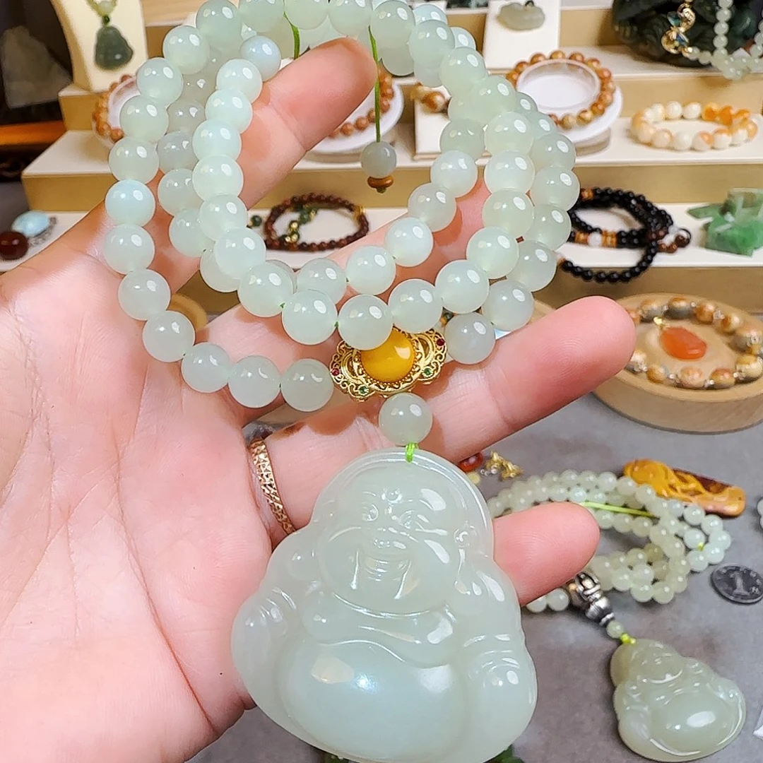 未镶嵌手镯和田玉杰**子