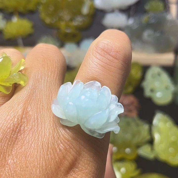 未镶嵌蛇纹石玉发饰