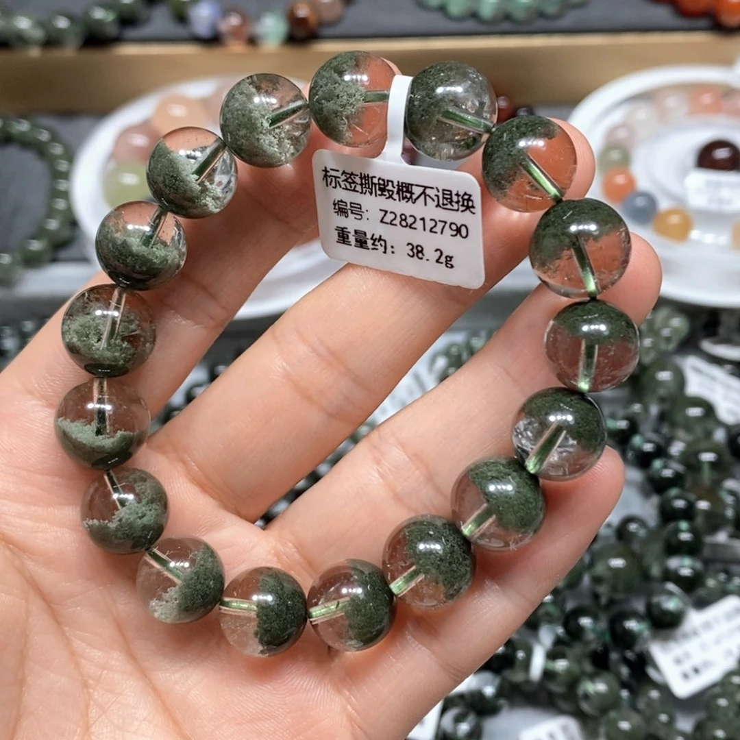水晶手链未镶嵌绿幽灵手链