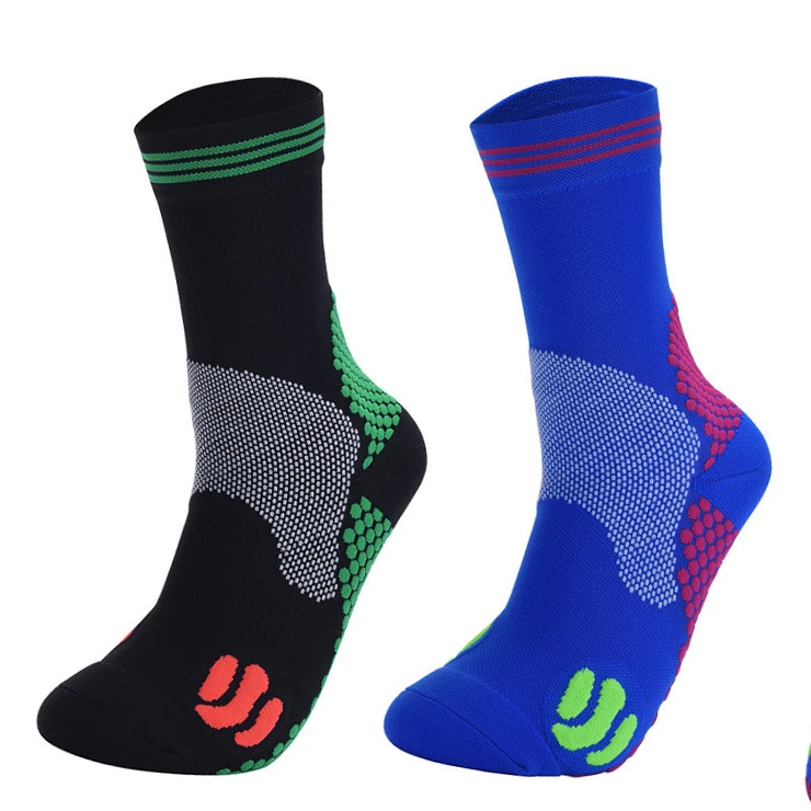 】运动袜中筒压缩袜马拉松袜骑行袜登山袜越野跑步袜子