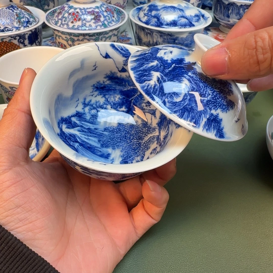 纯手工纯手绘茶具石头29