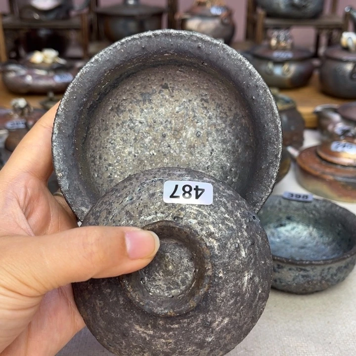 壶裸柴烧陶瓷茶具