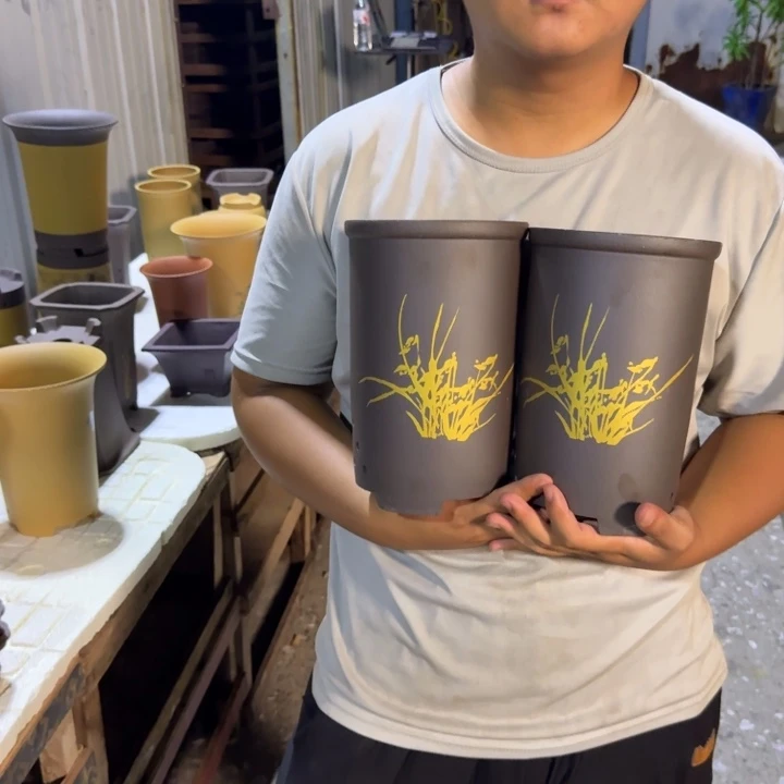 紫砂花盆破损补发