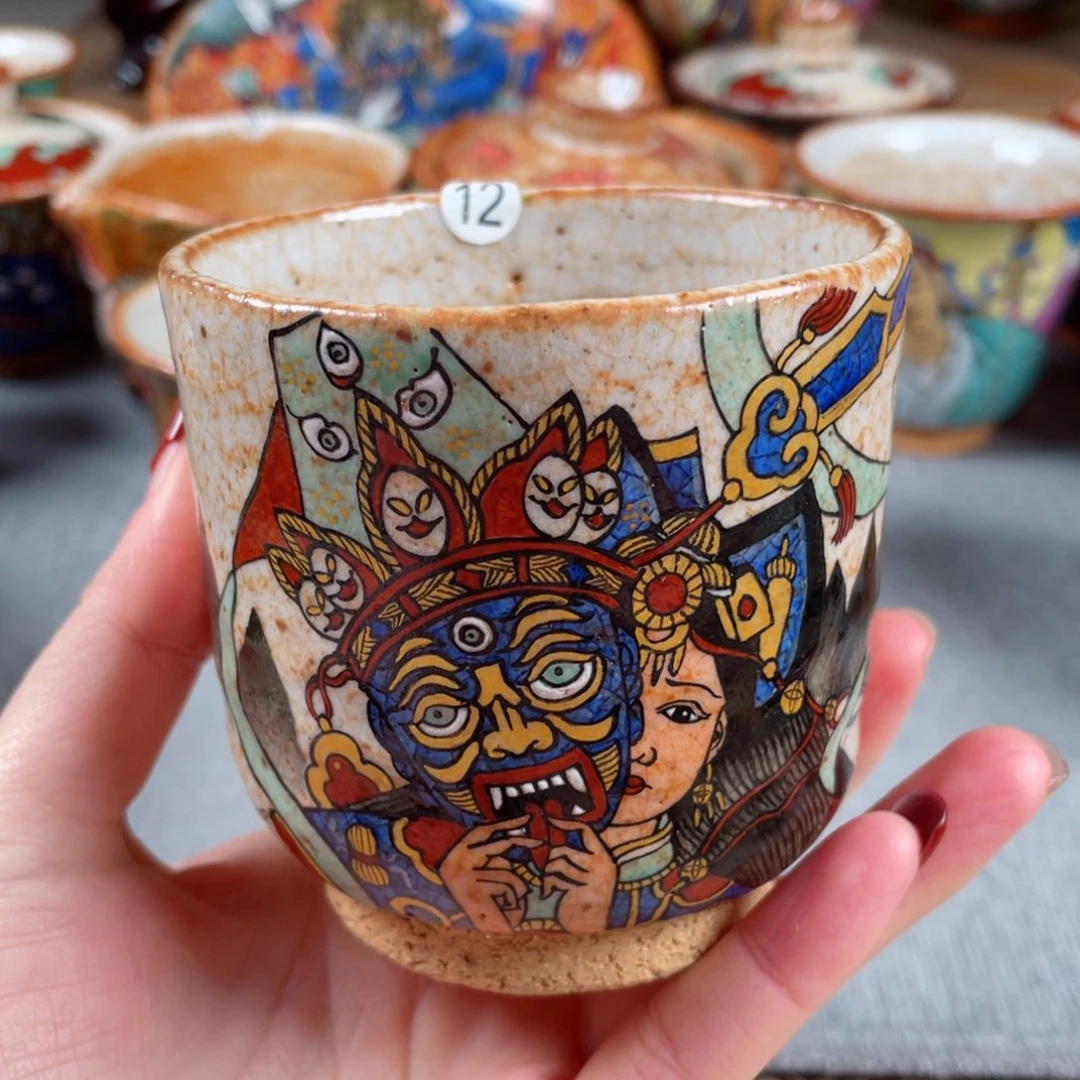 杯北**神手绘扎吉拉姆杯子点赞浮力