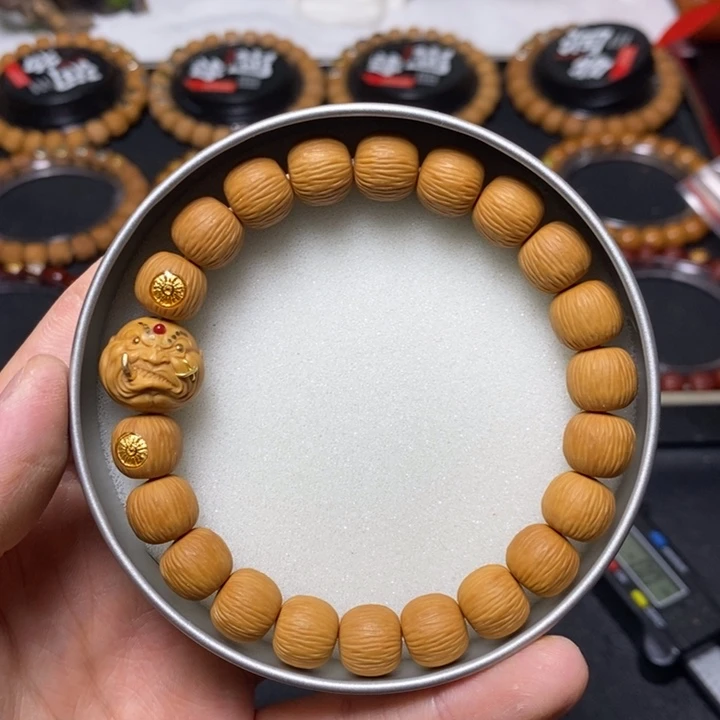 猴头核桃手串全品无暇双标款獠牙恶僧山峦 尺寸11左右 单号107