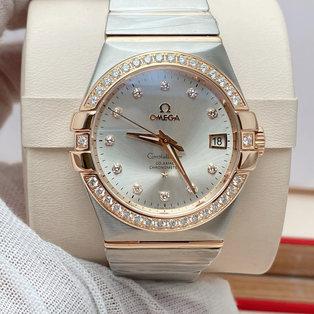 99新 Omega/欧米茄 欧米茄星座自动机械表径38mm