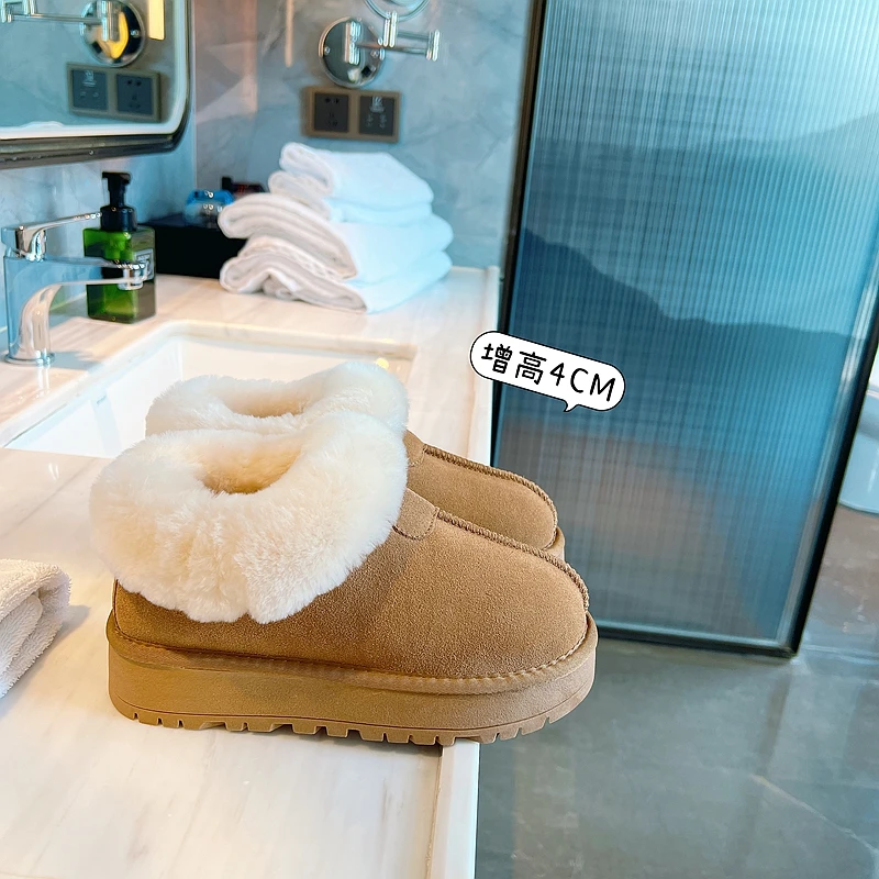 （沭阳电子眼）厚底塔茨特雪地靴增高4公分