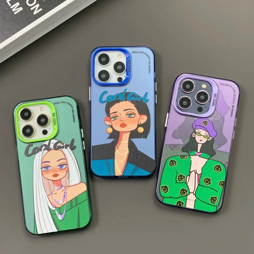 新款ins酷帅女孩高级感适用16iPhone15promax手机壳苹果14潮牌13