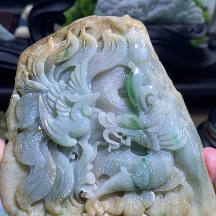 【闪购商品】颈饰未镶嵌翡翠龙凤
