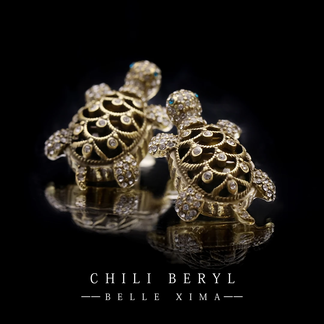 铜合金锆石耳饰 【797】经典原标珍藏款Chili Beryl