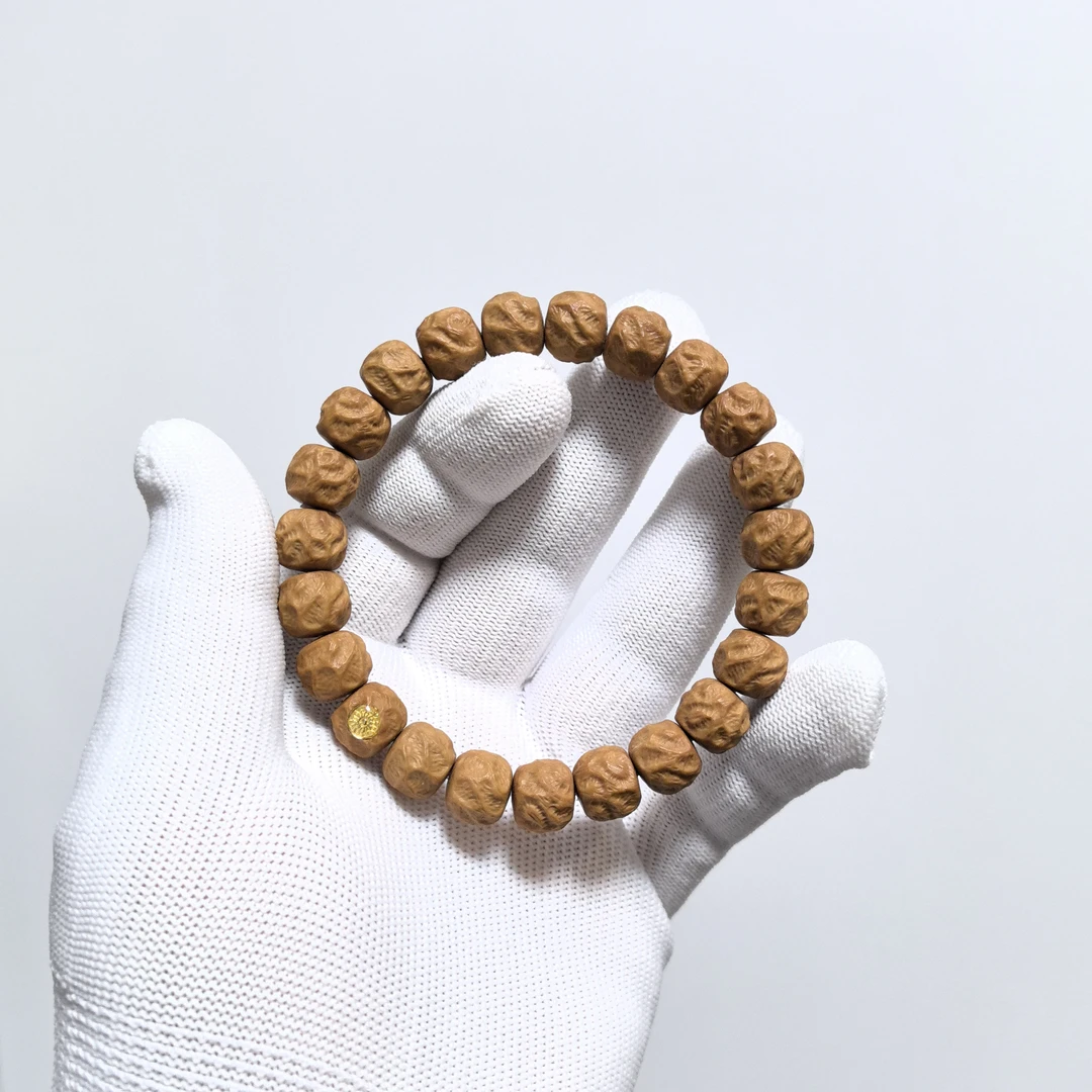 精品立体观山无相猴头核桃手串