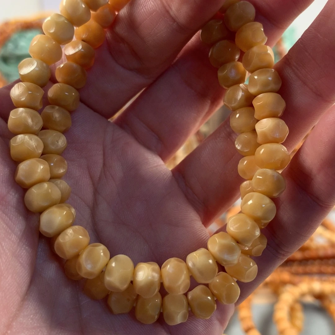 星月菩提吊坠8全玉化无相单圈