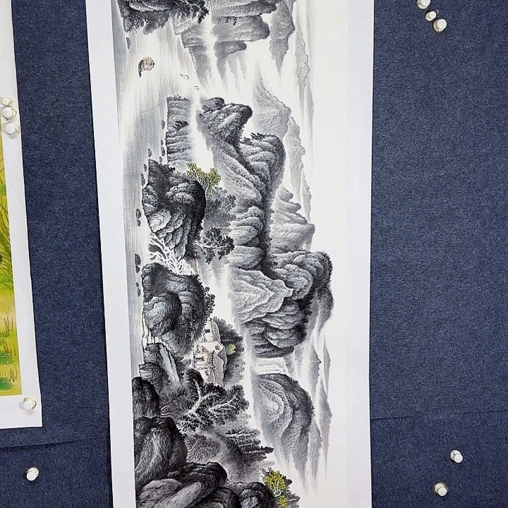 国画国画山水作品