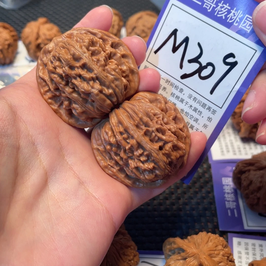 文玩核桃把件M309号四座楼44